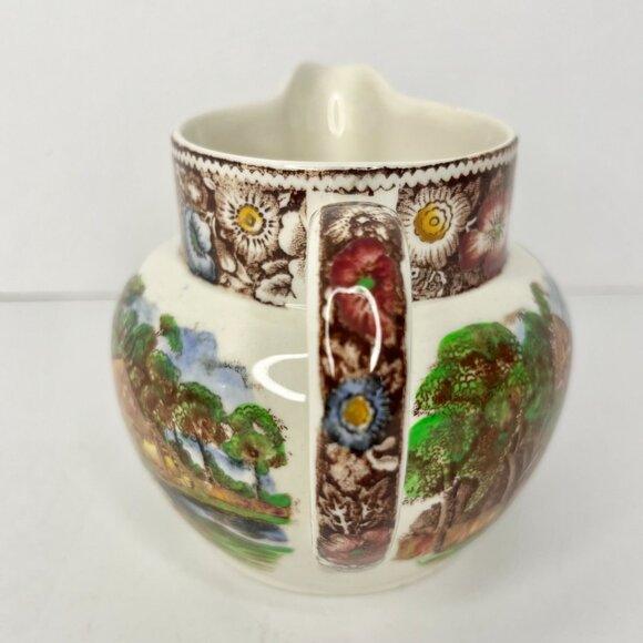 Vtg Porcelain Creamer 4.25" Rural England W.R. Midwinter Ltd - Picture 4 of 13